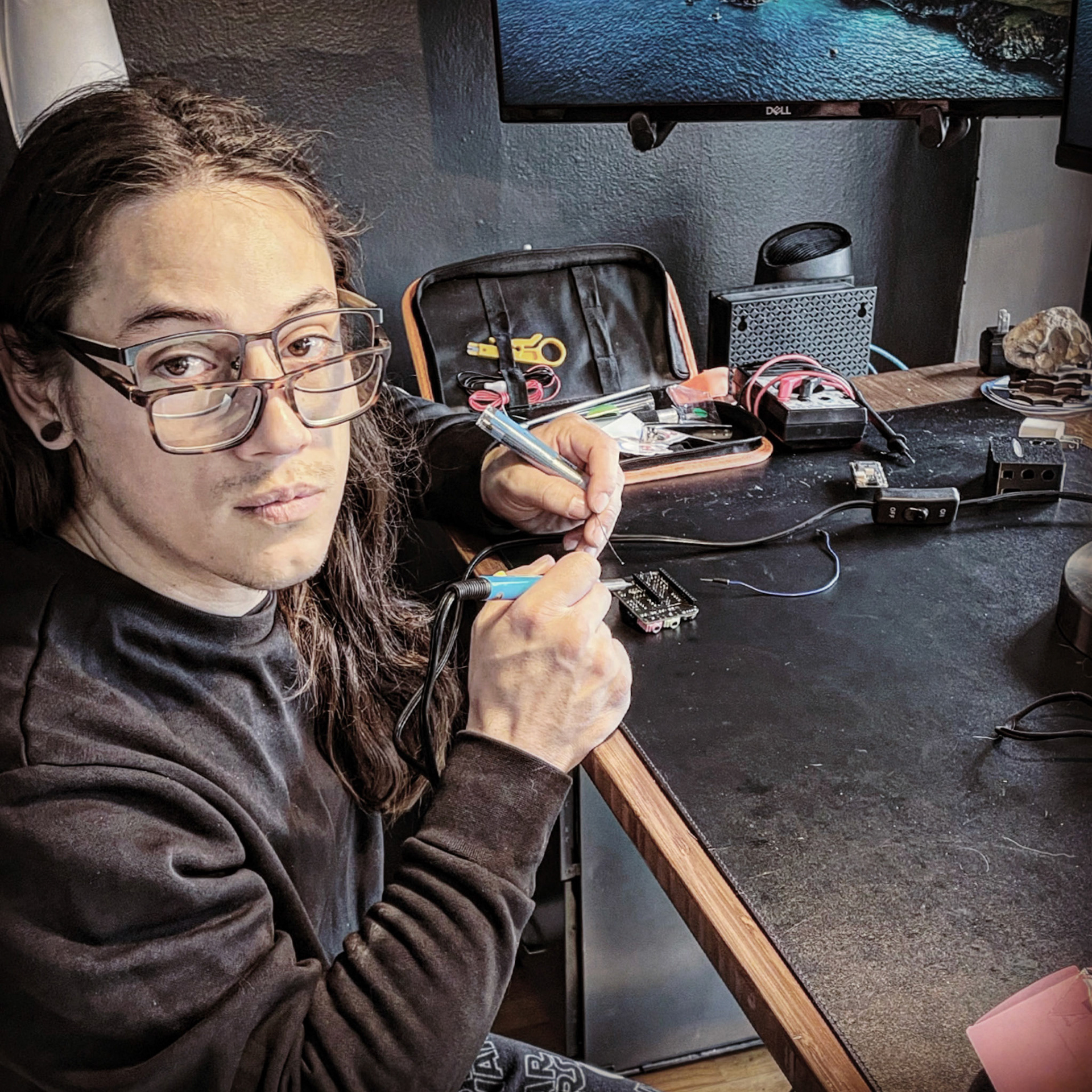 Welding The biodata sonidification device