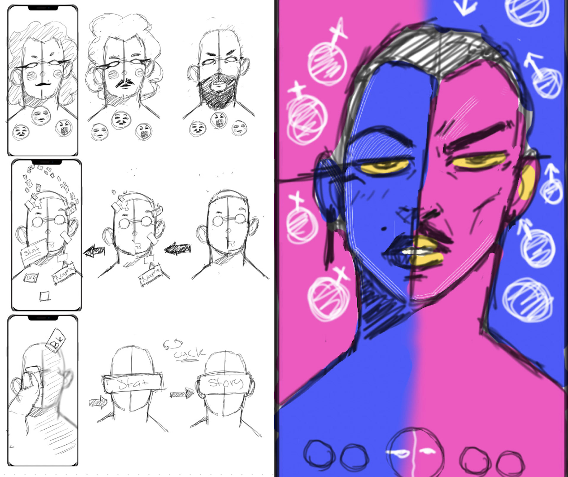 Devyn Nettles - Concept Sketch