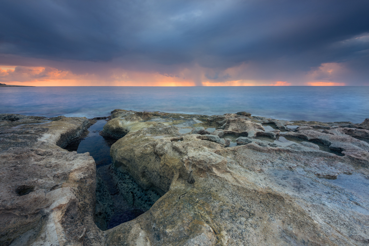 Storms out at sea