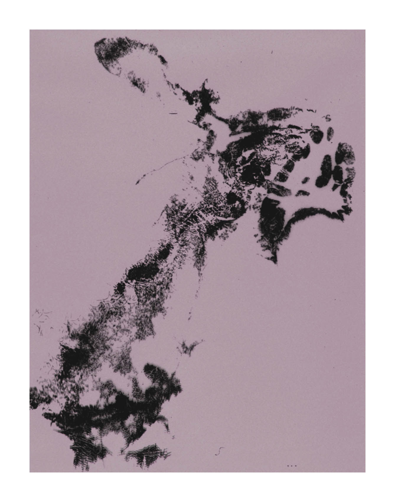 Cwazy Wabbit-left arm/hand-self, 1996-98 graphite on Mylar over colored board 33.5 x 26 x 1.5 in (85.09 x 66.04 x 3.81 cm)