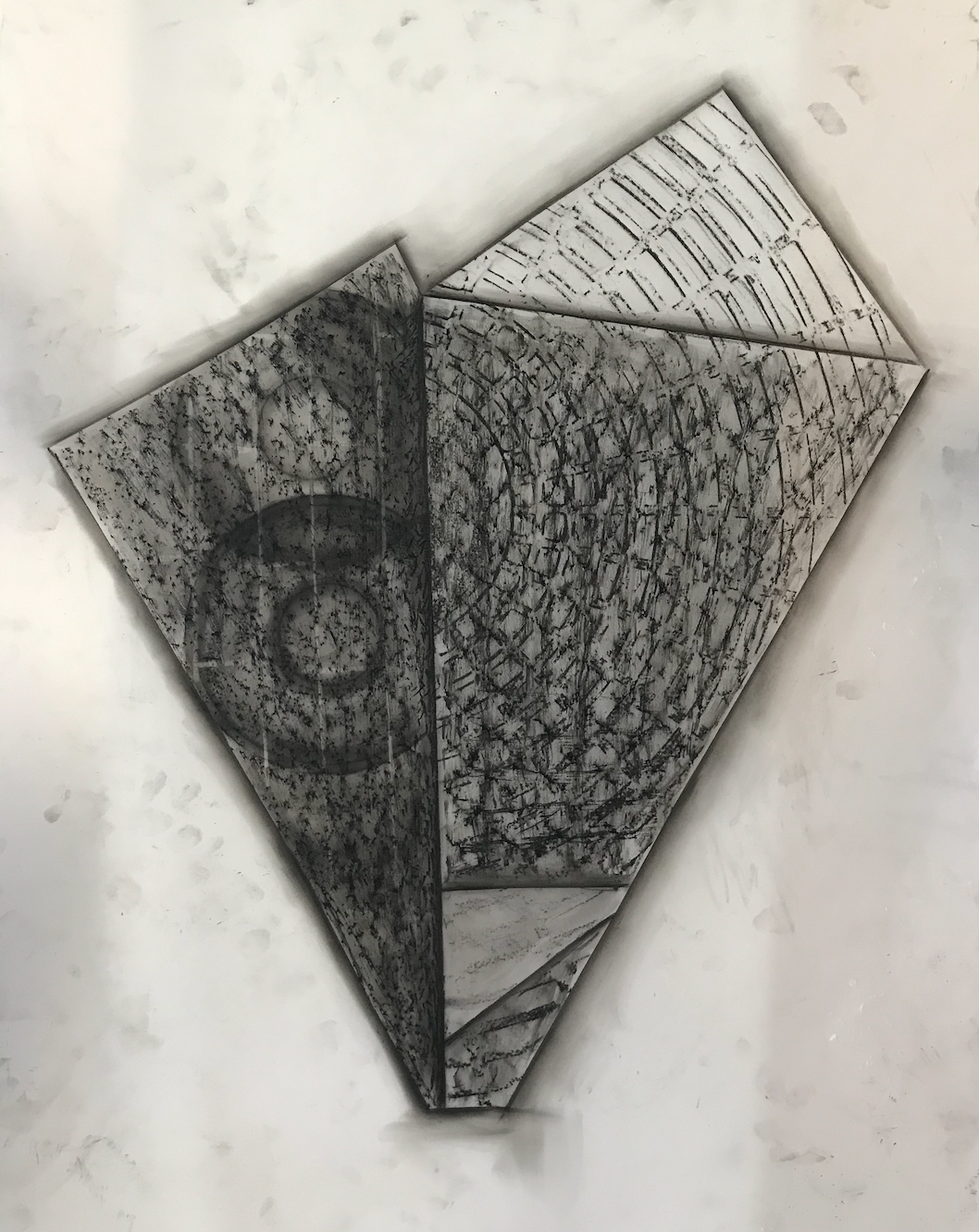 TEXTURE STUDY- charcoal on tracing paper- 59.4 x 84.1 cm- 2020 