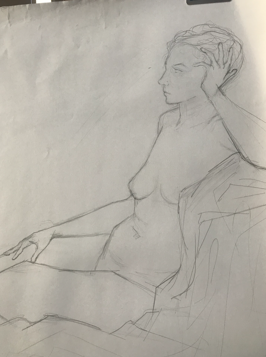 LIFE- graphite on paper- 59.4x 84.1 cm- 2020