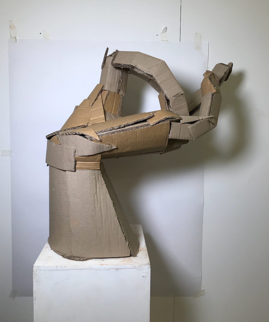 THE HAND- Cardboard- 60 x 60cm - 2020