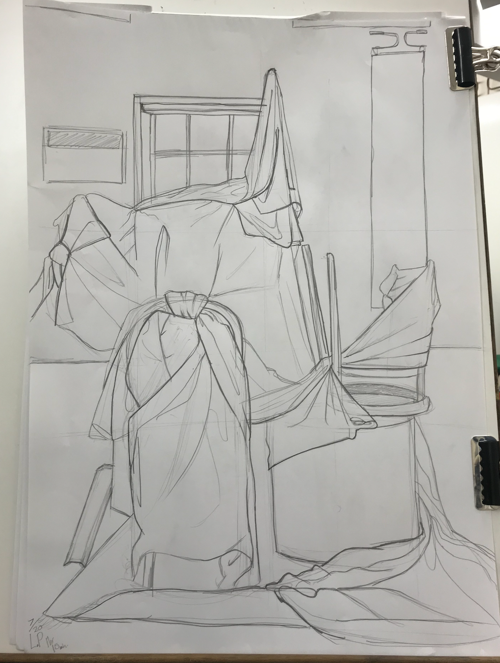LIFE- graphite on paper- 59.4x 84.1 cm- 2020