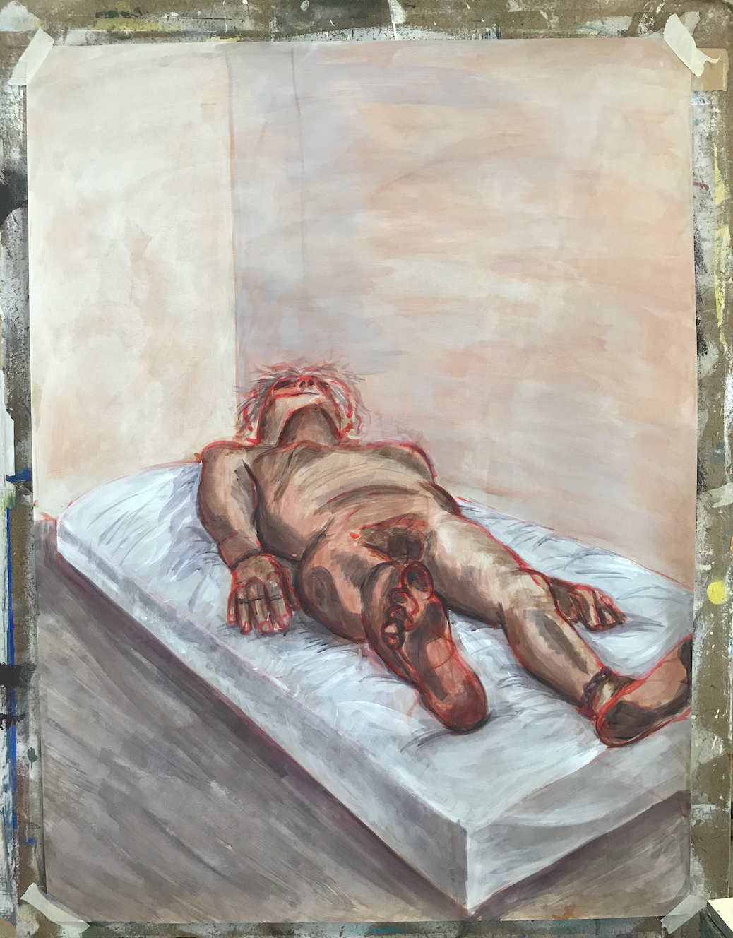 RODNEY 2- acrylic on paper- 59.4x 84.1 cm- 2020