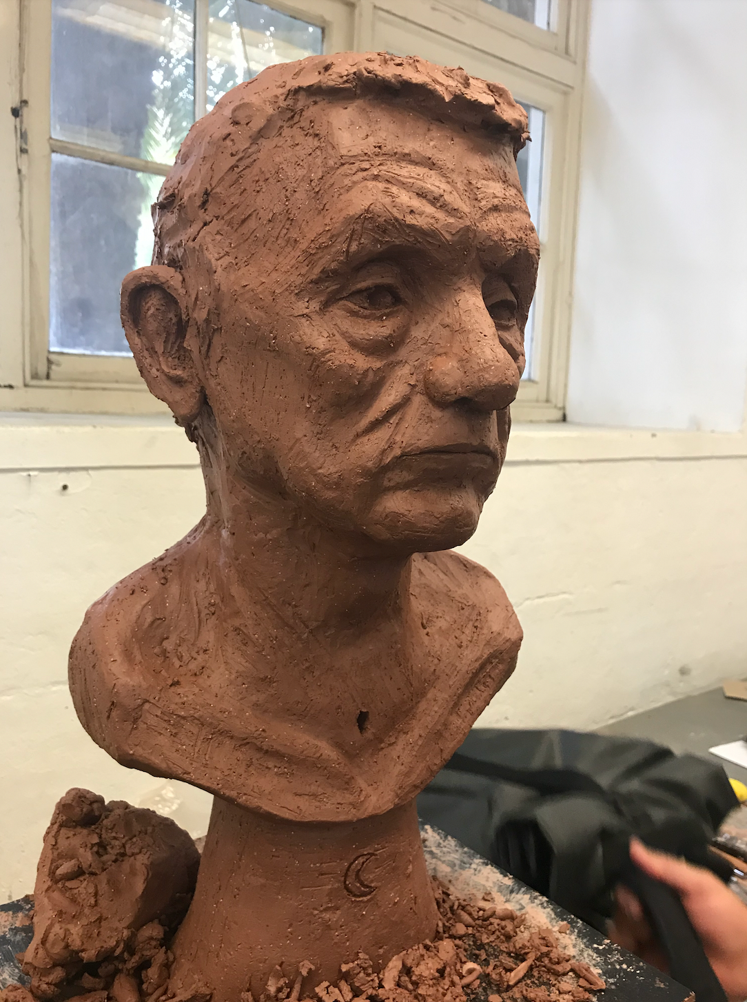 RODNEY- clay- lifesize- 2021