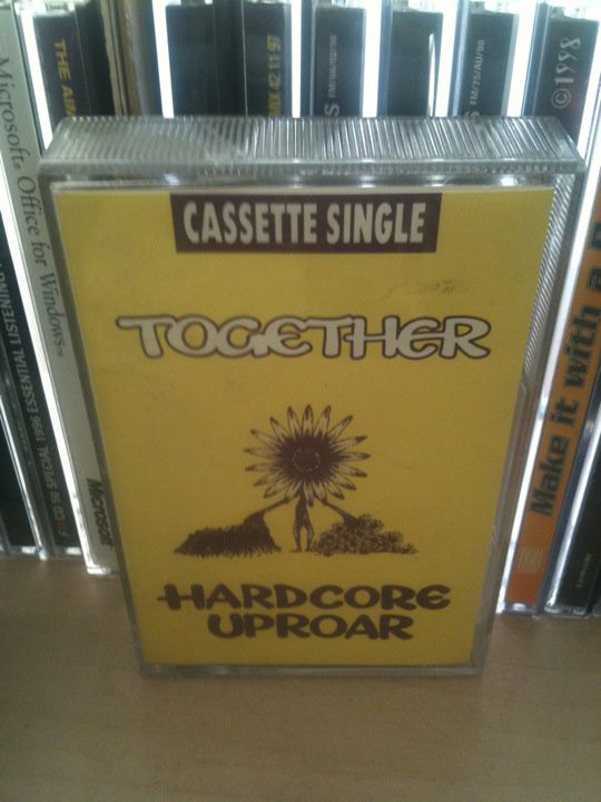Original cassette single of Hardcore Uproar 1990