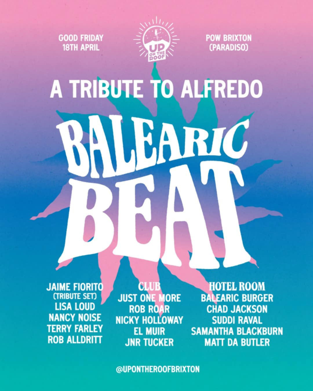 Such an honour to play alongside these guys at my 2nd Balearic Burger event.