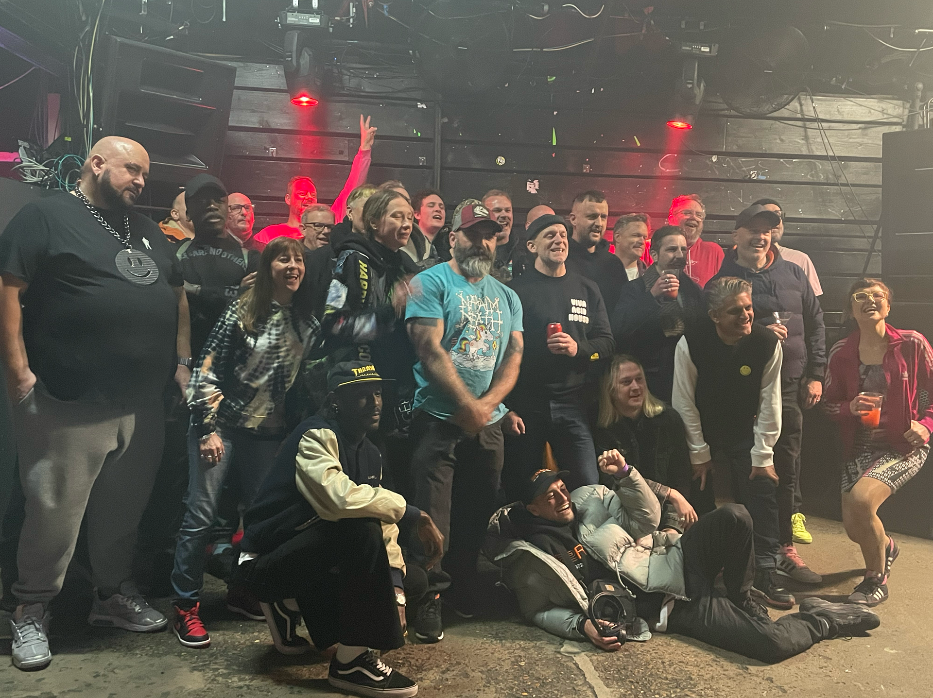 What an absolute honour to be invited to the I Love Acid family photo shoot on 303 day 3rd March 2023 at Corsica Studio. Includes Placid, Paranoid London, Jon Da Silva Joshu Postman, Luke Vibert, Ewan McVicar and tons more.