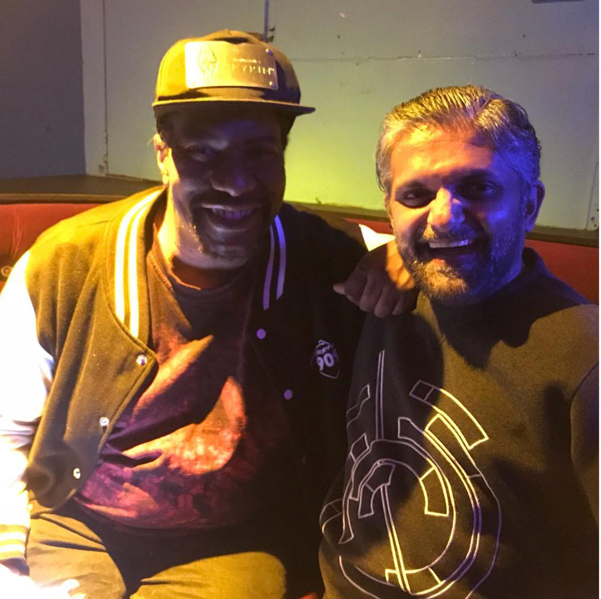 With Marshall Jefferson at his book launch in 2019