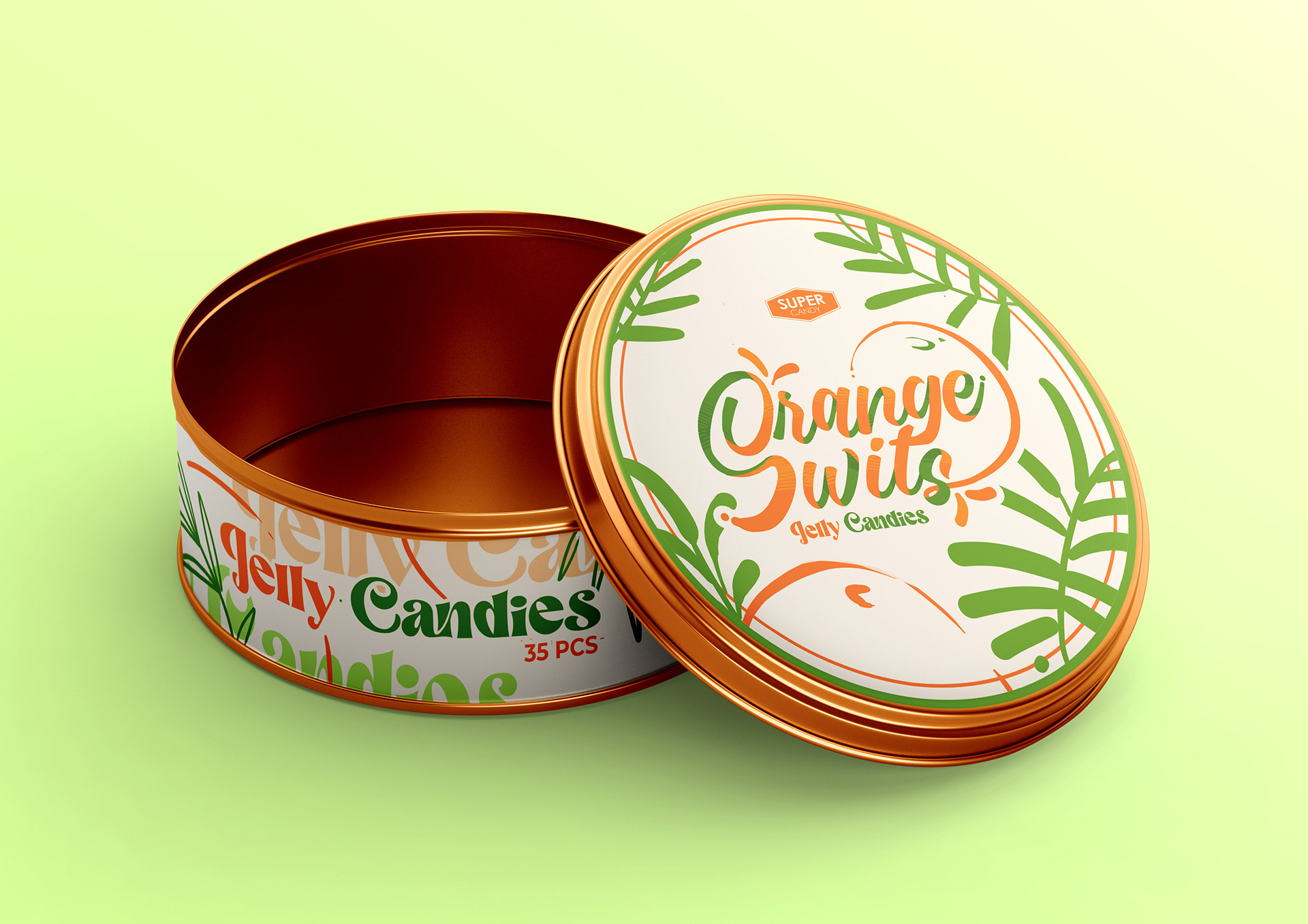 Had a eureka moment with how the curve of the S can be also read as an O, and I think the application of orange peels in the text is also creative!