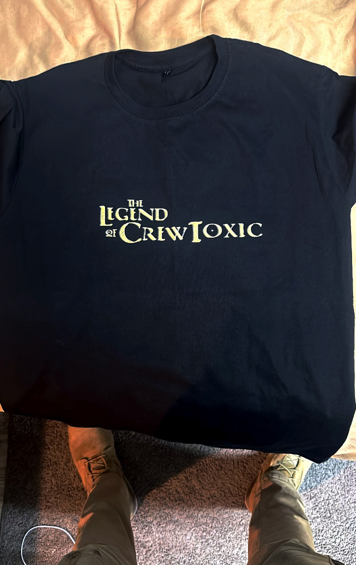 Front of shirt