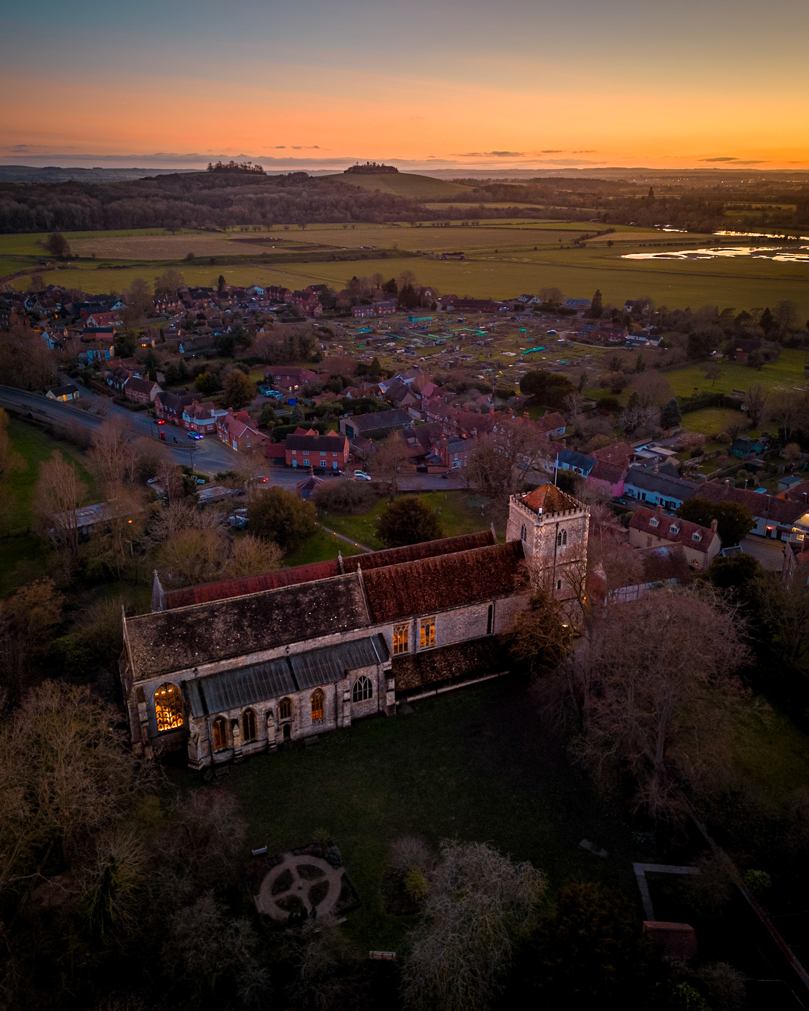 Abbey Sunset, Dorchester (1006)