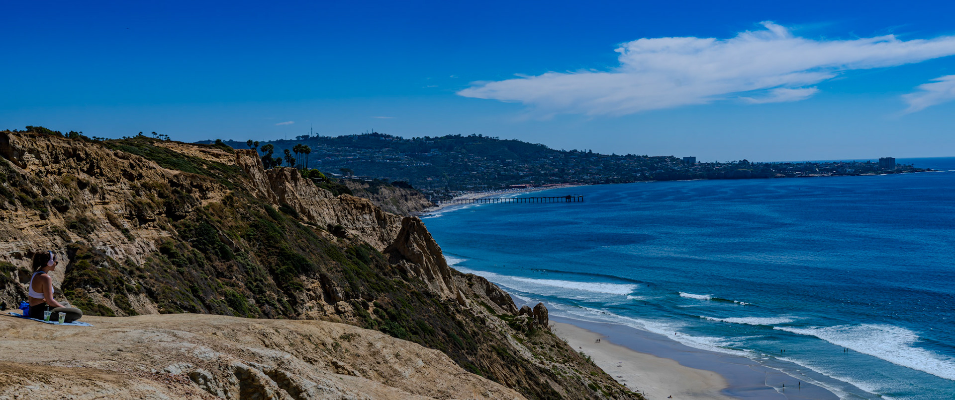 View of La Jolla from the Black's Beach vista point