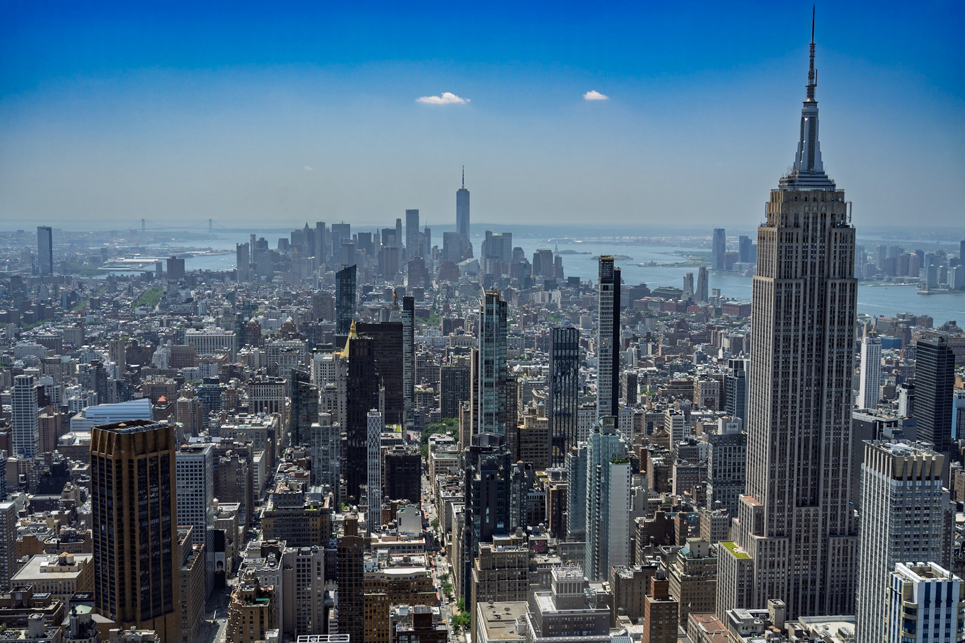 The view south from the Summit at One Vanderbilt