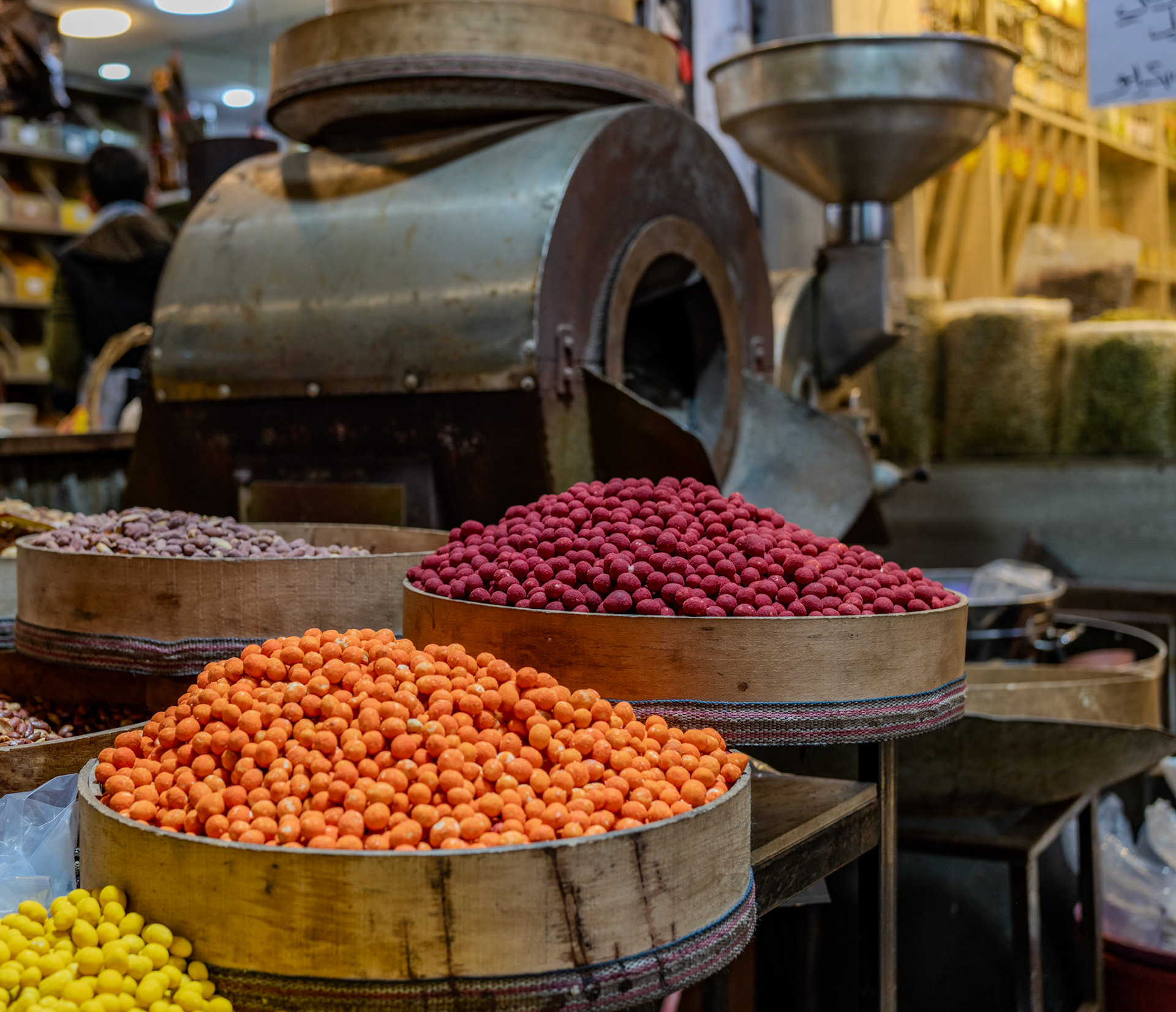 Candy coated nuts, Amman market