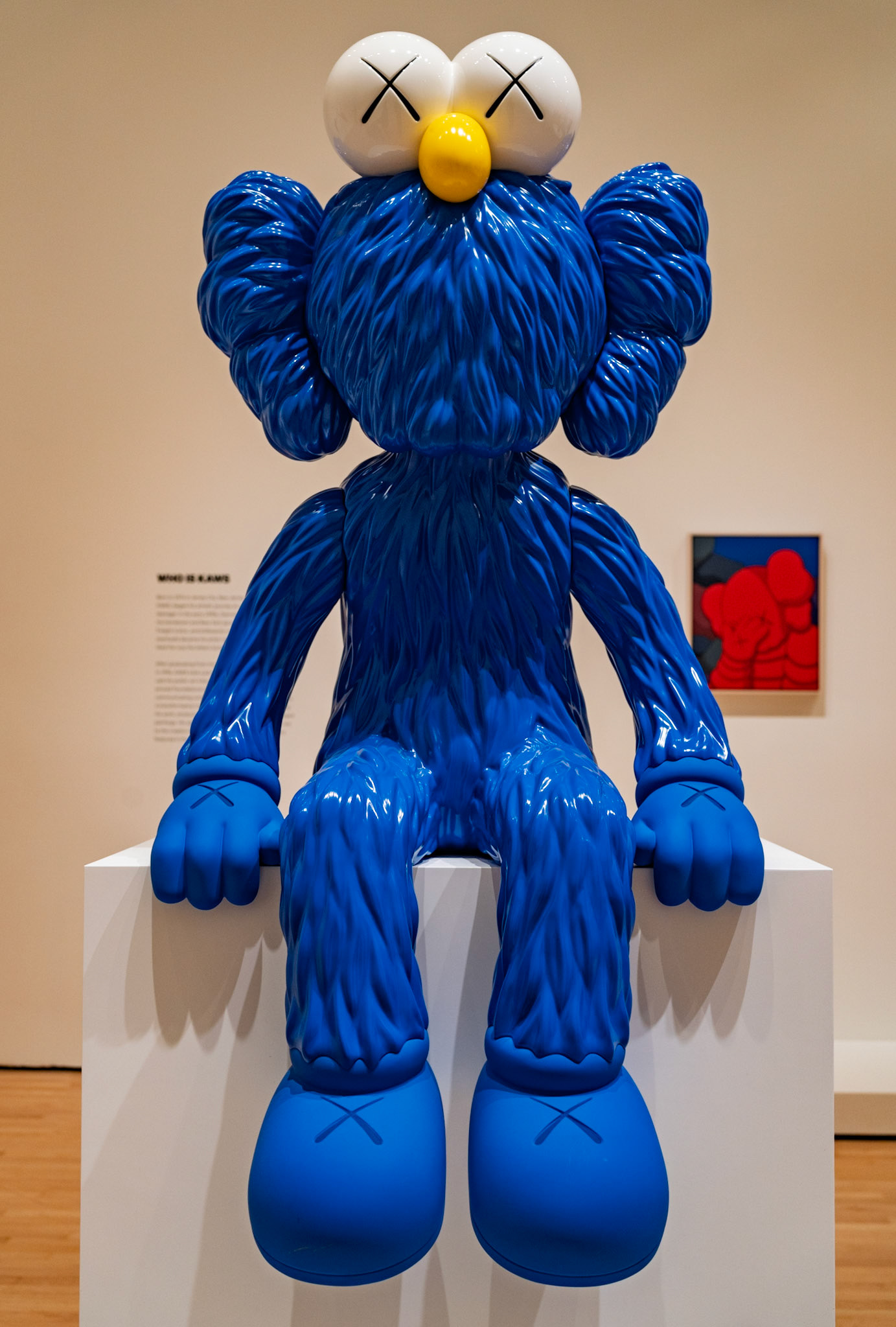 KAWS BFF seated