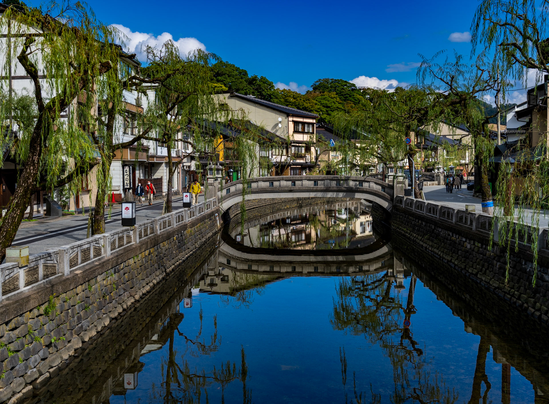 Yanagiyu Bridge, Kinosaki onsen town
