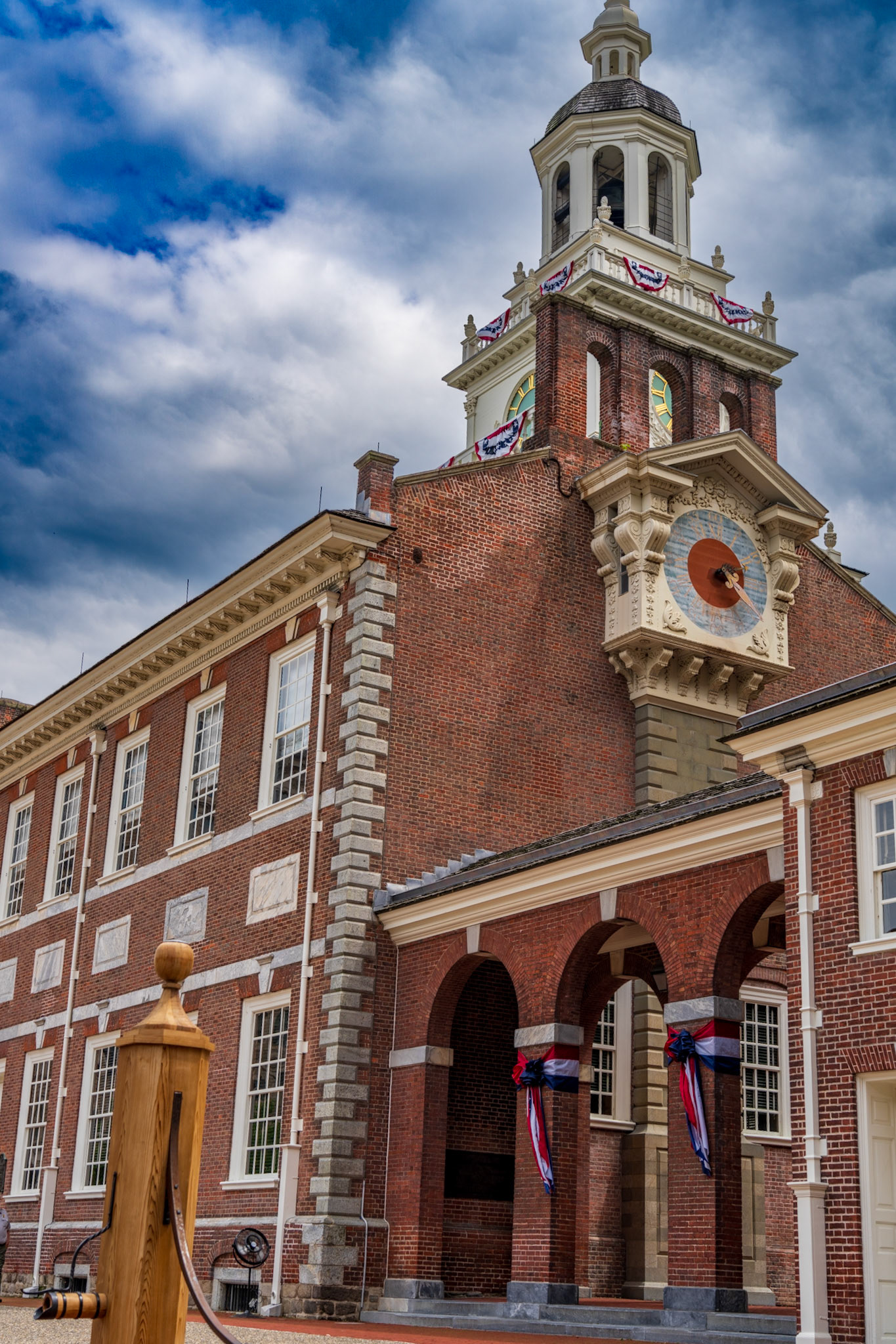 Independence Hall in Philadelphia with new restorations for America250