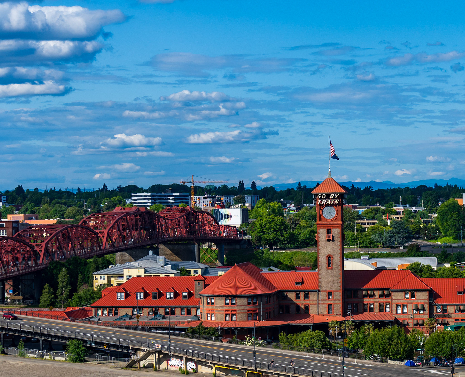 Union Station in Portland, next to the Broadway Bridge