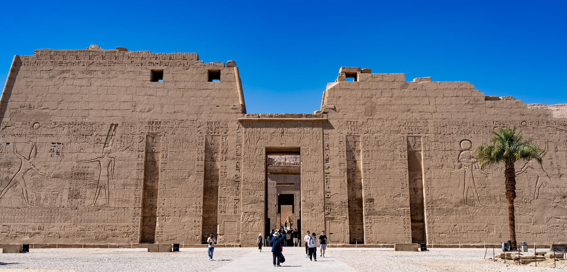 Entrance to the Mortuary Temple of Ramesses III