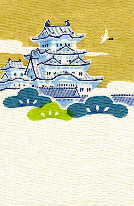 山口哲司 姫路城紙袋イラスト 山口哲司 姫路城紙袋イラスト