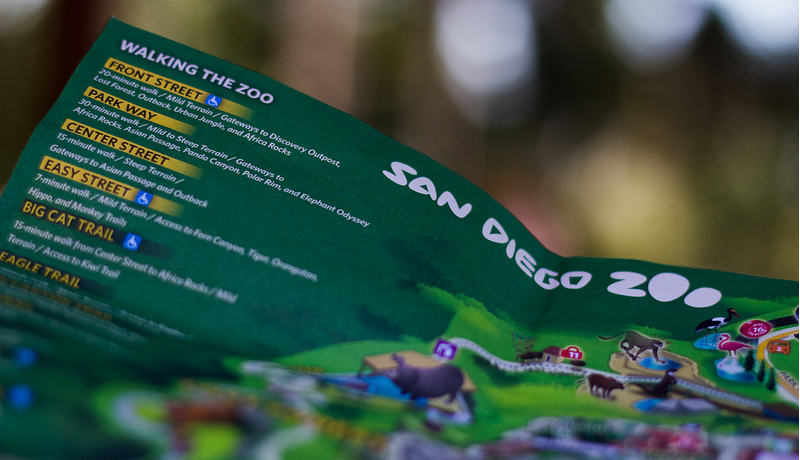 Visual Maps San Diego Zoo California Park Map Visual Maps San Diego Zoo California Park Map