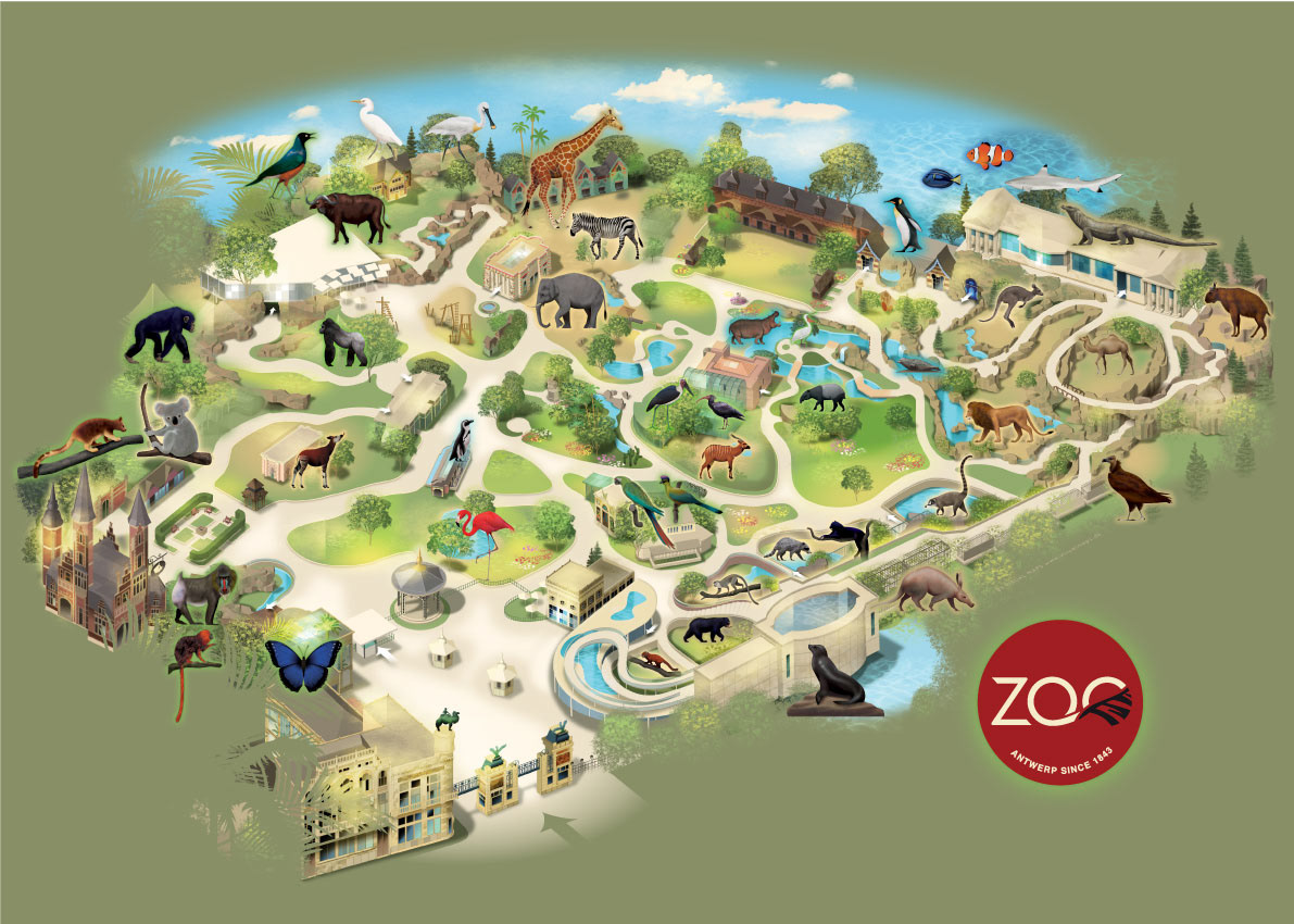 zoo antwerpen maps