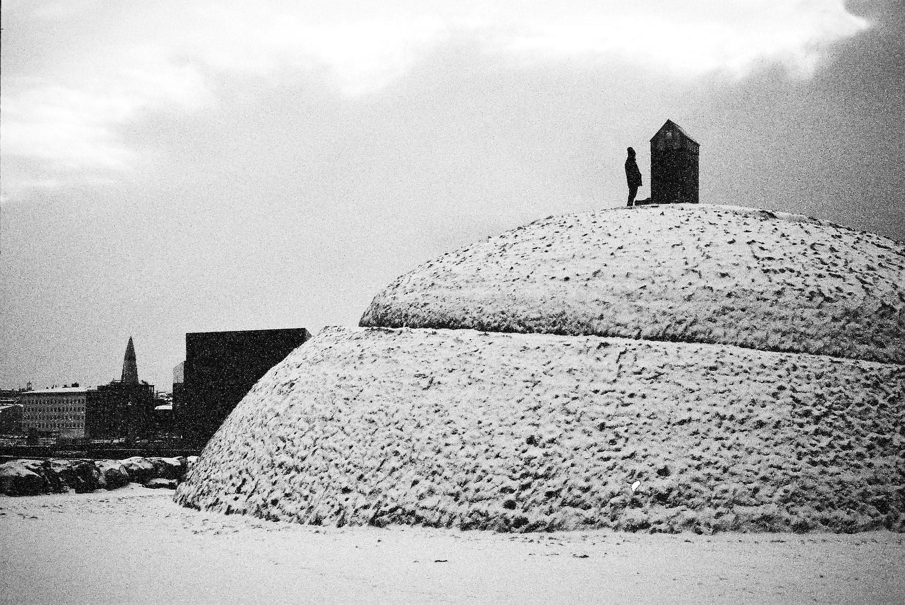 I think it's art. - Shack on a Mound, Reykjavík 2015