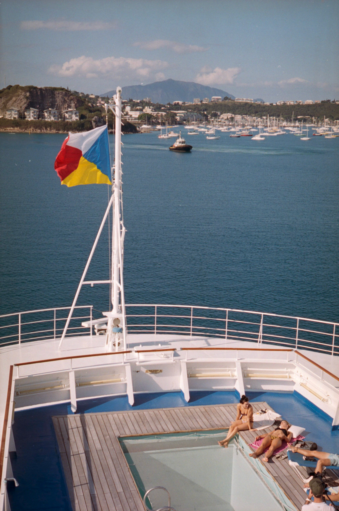 Coming into port at Noumea