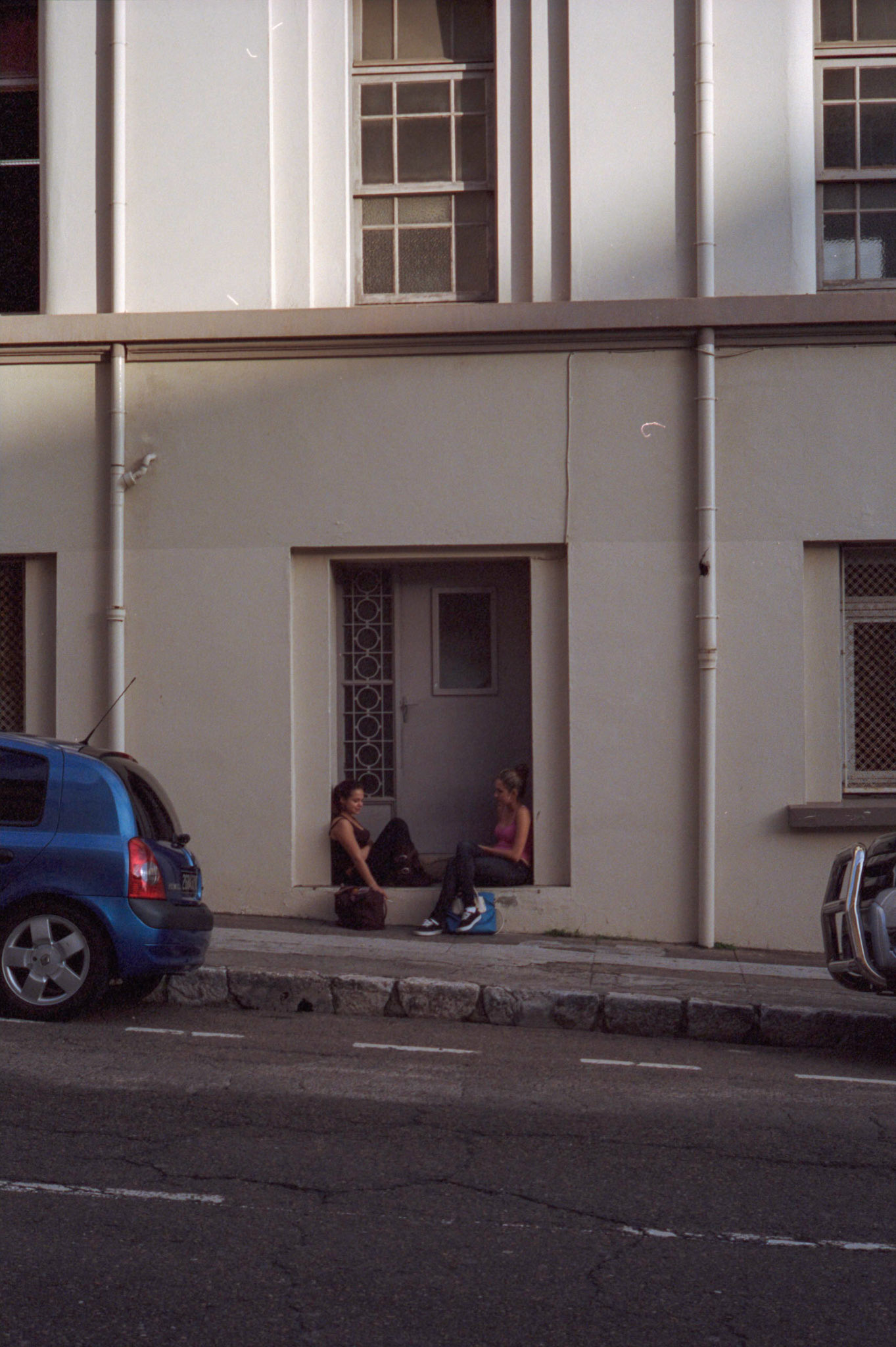 Girls hanging out