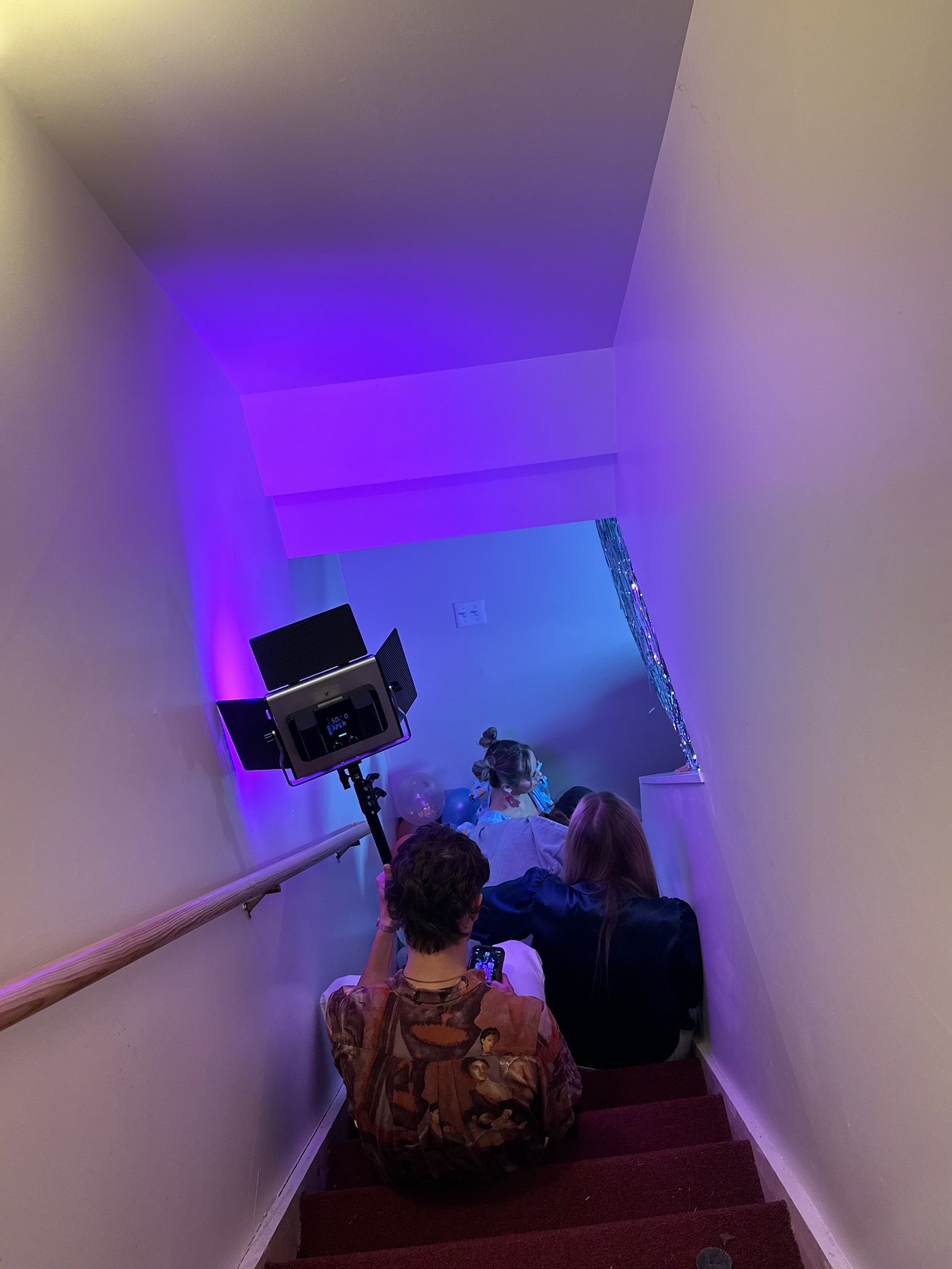 Behind the scenes of a shoot 2