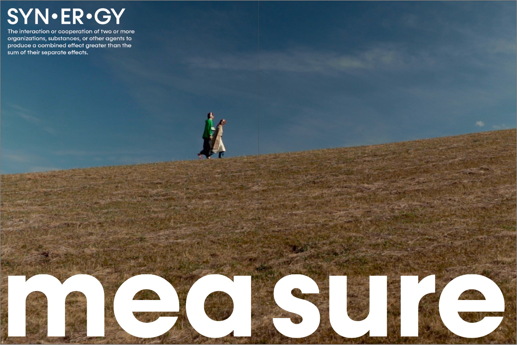 Inside cover spread of Magazine