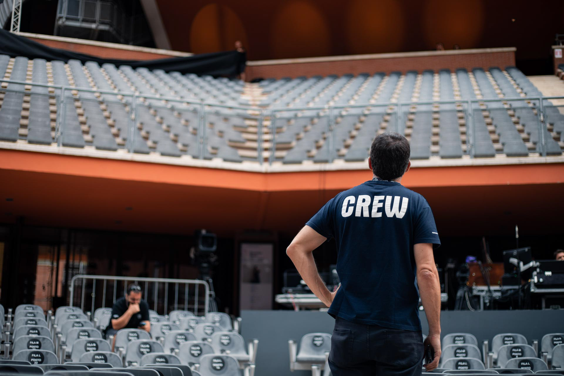 Backstage Enrico Brignano - Auditorium Parco della Musica di Roma