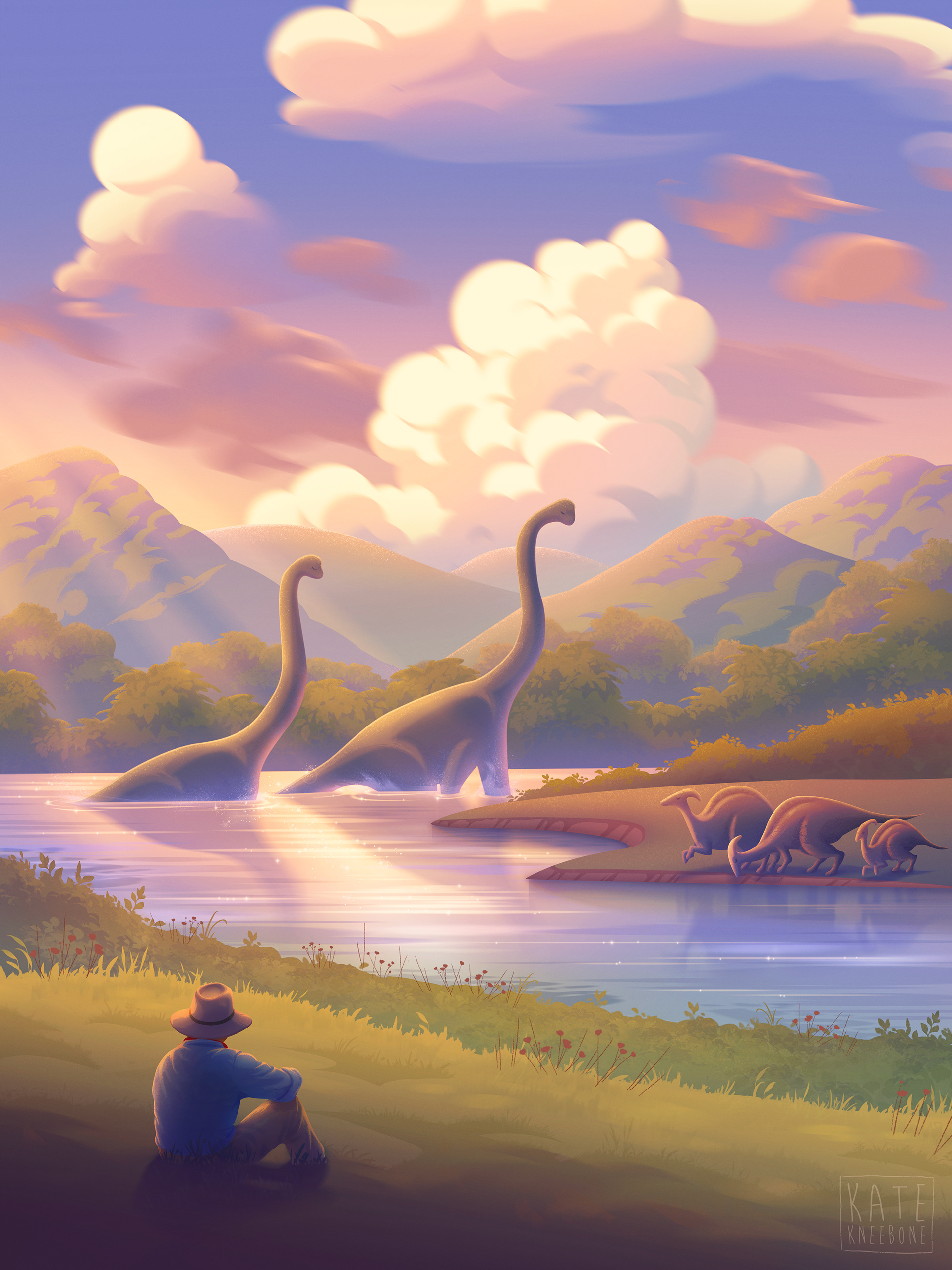 Jurassic Park painting