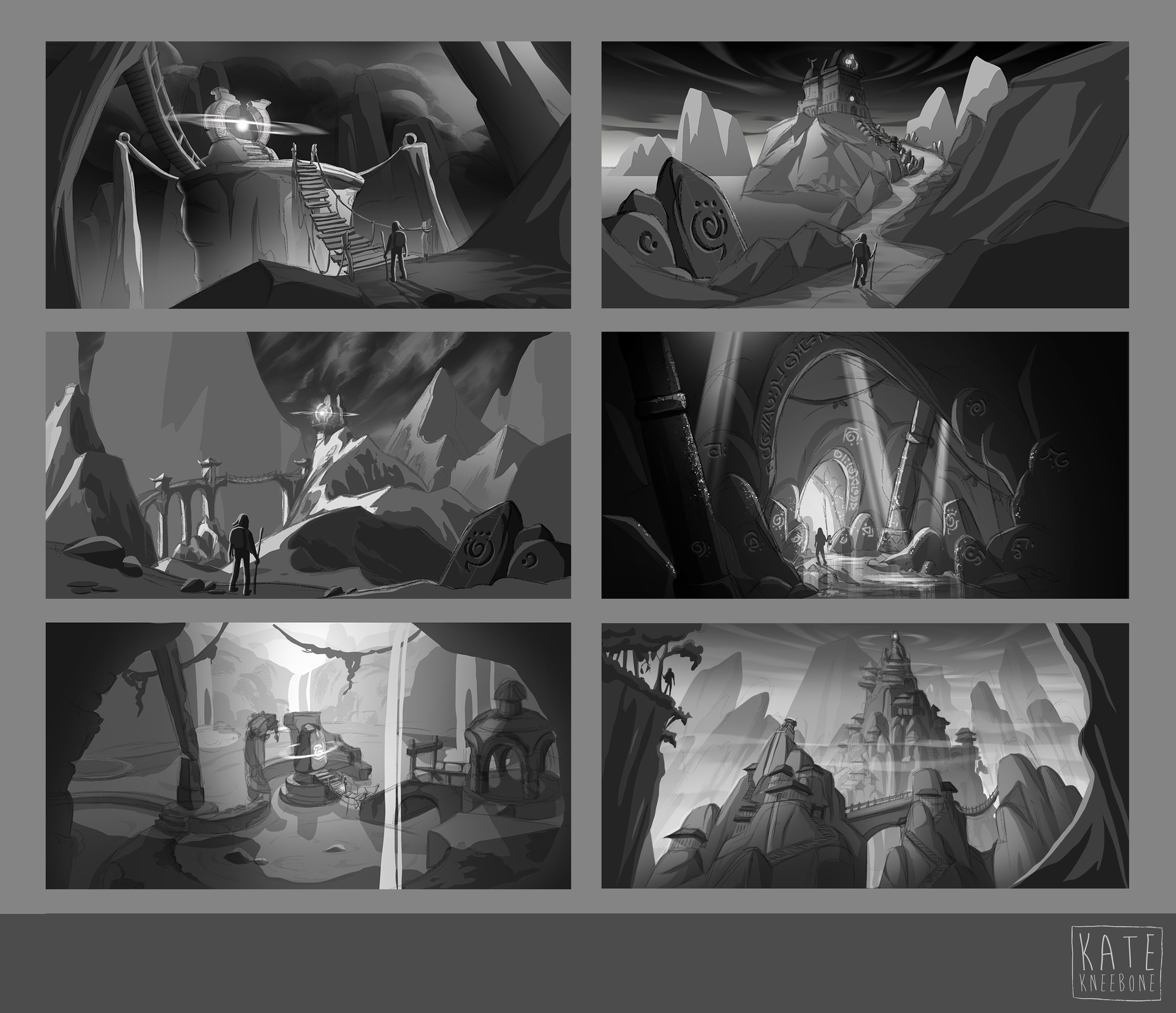 Environment Design Thumbnails