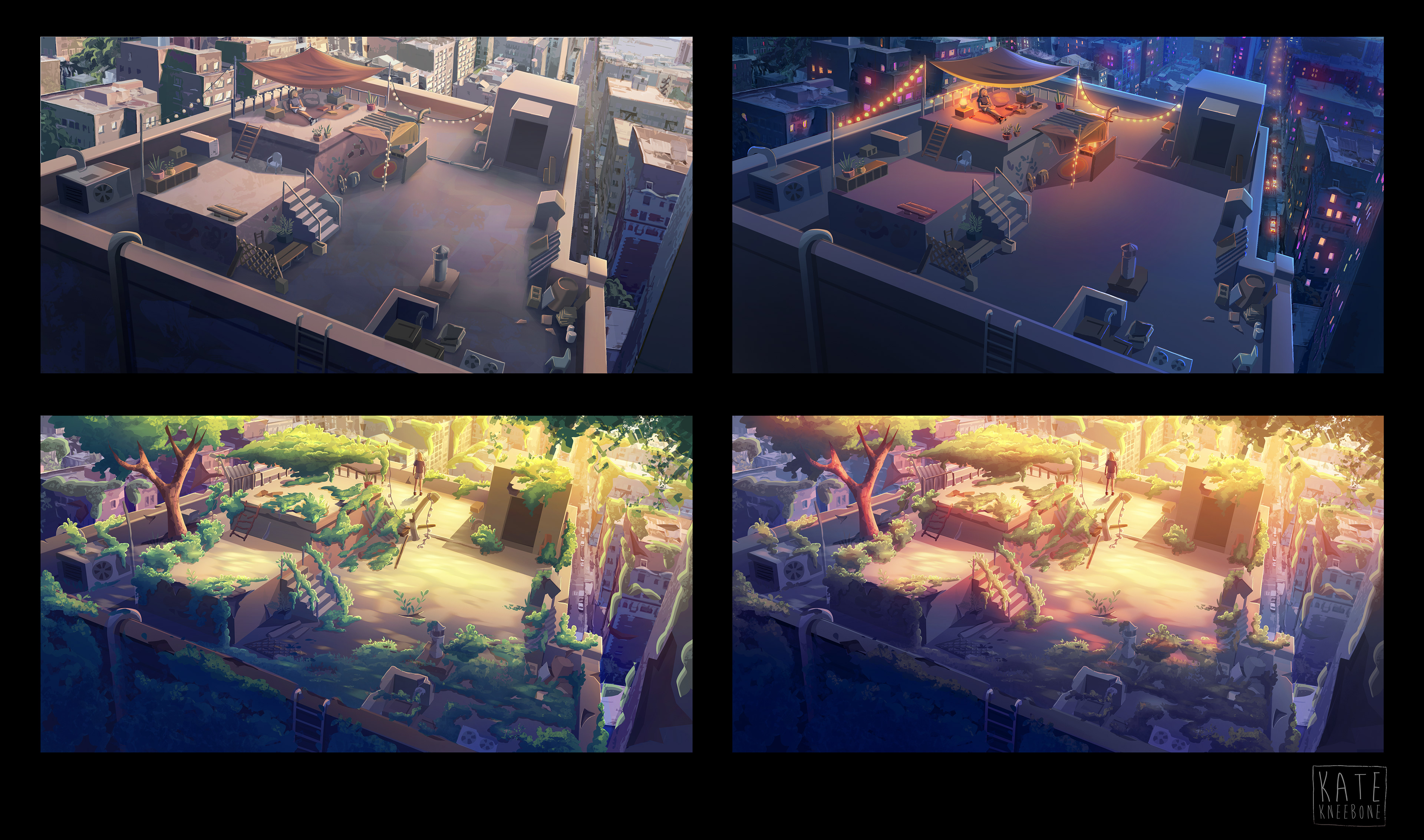 Rough Color Comps for a personal project I'm working on