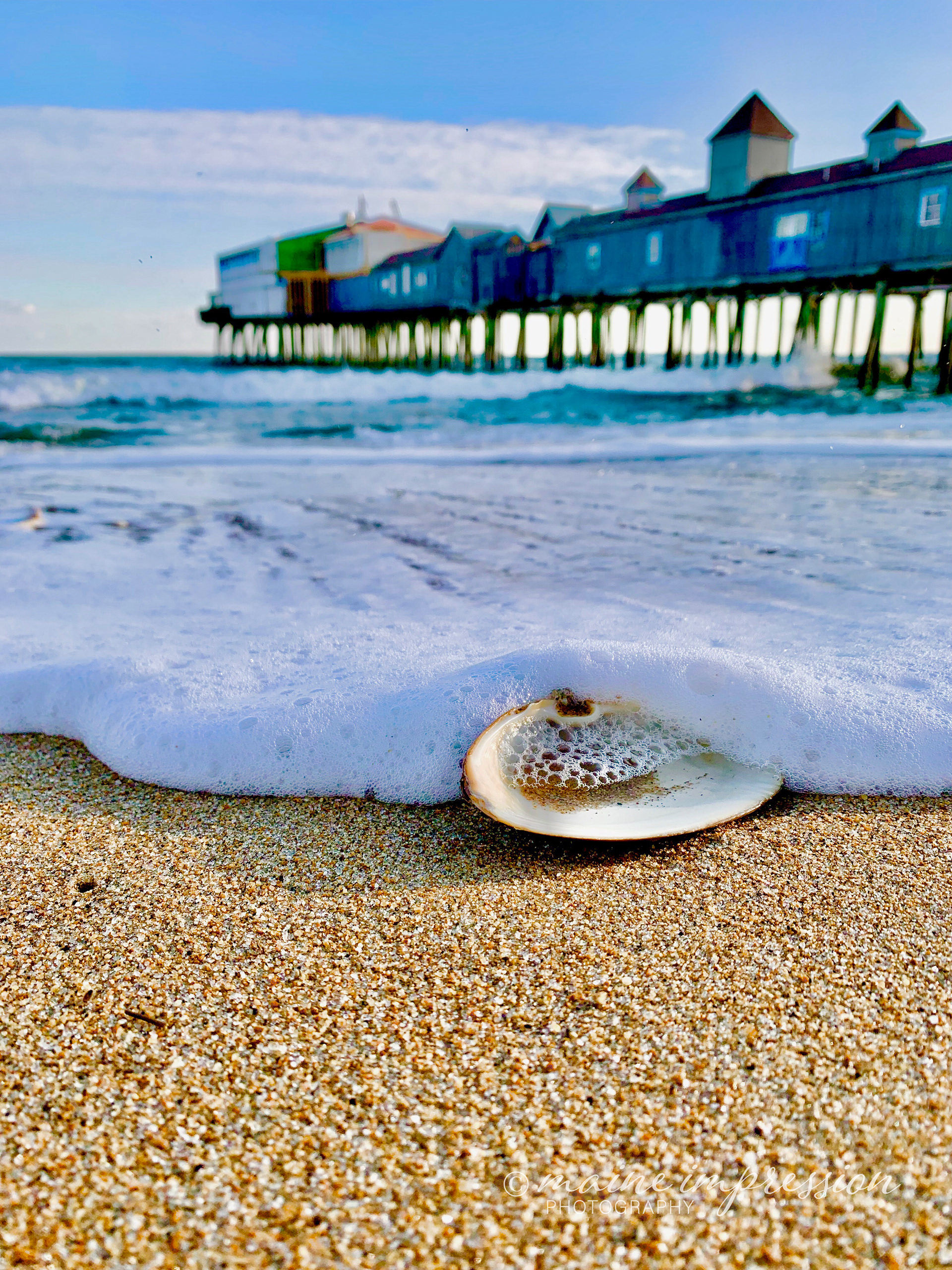 Old Orchard Beach Pier 1 with Shell