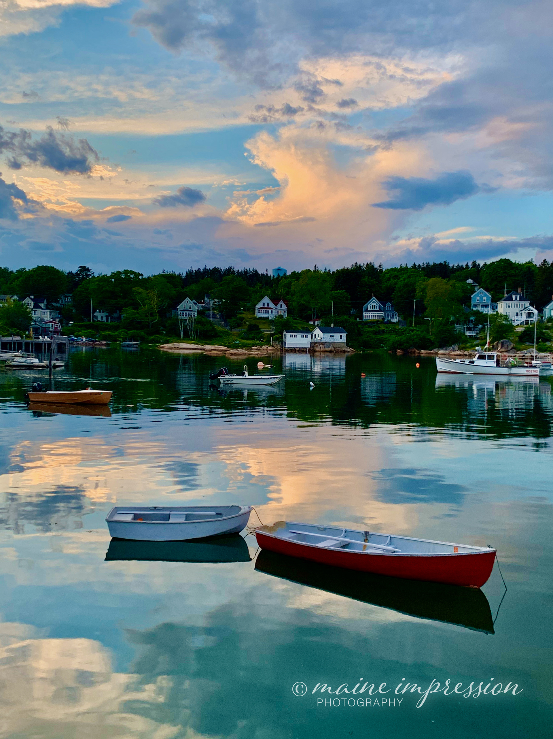 Boats & Sky at Stonington