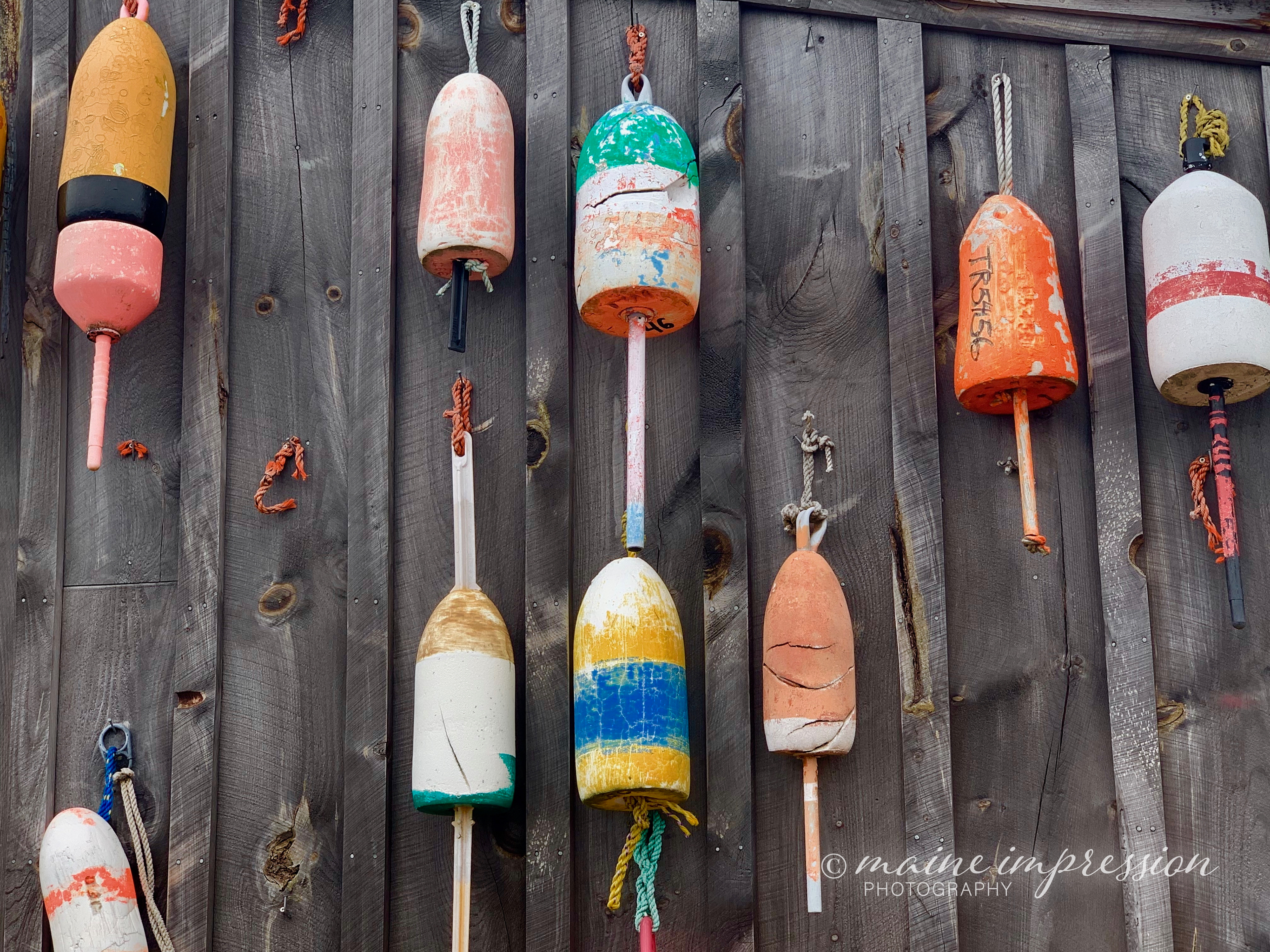 Buoys in March on a Wall