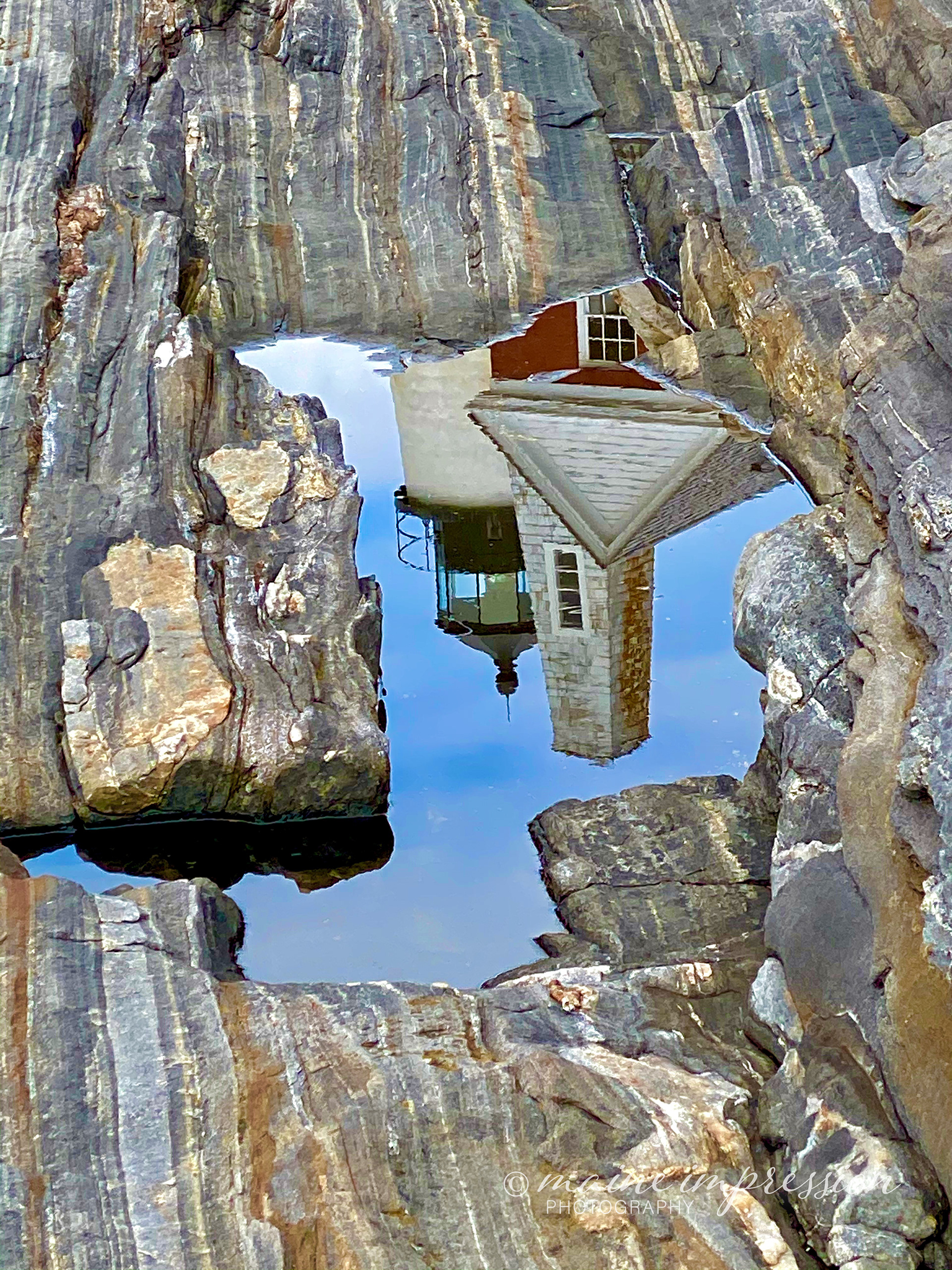 Pemaquid Point Lighthouse Reflection 2