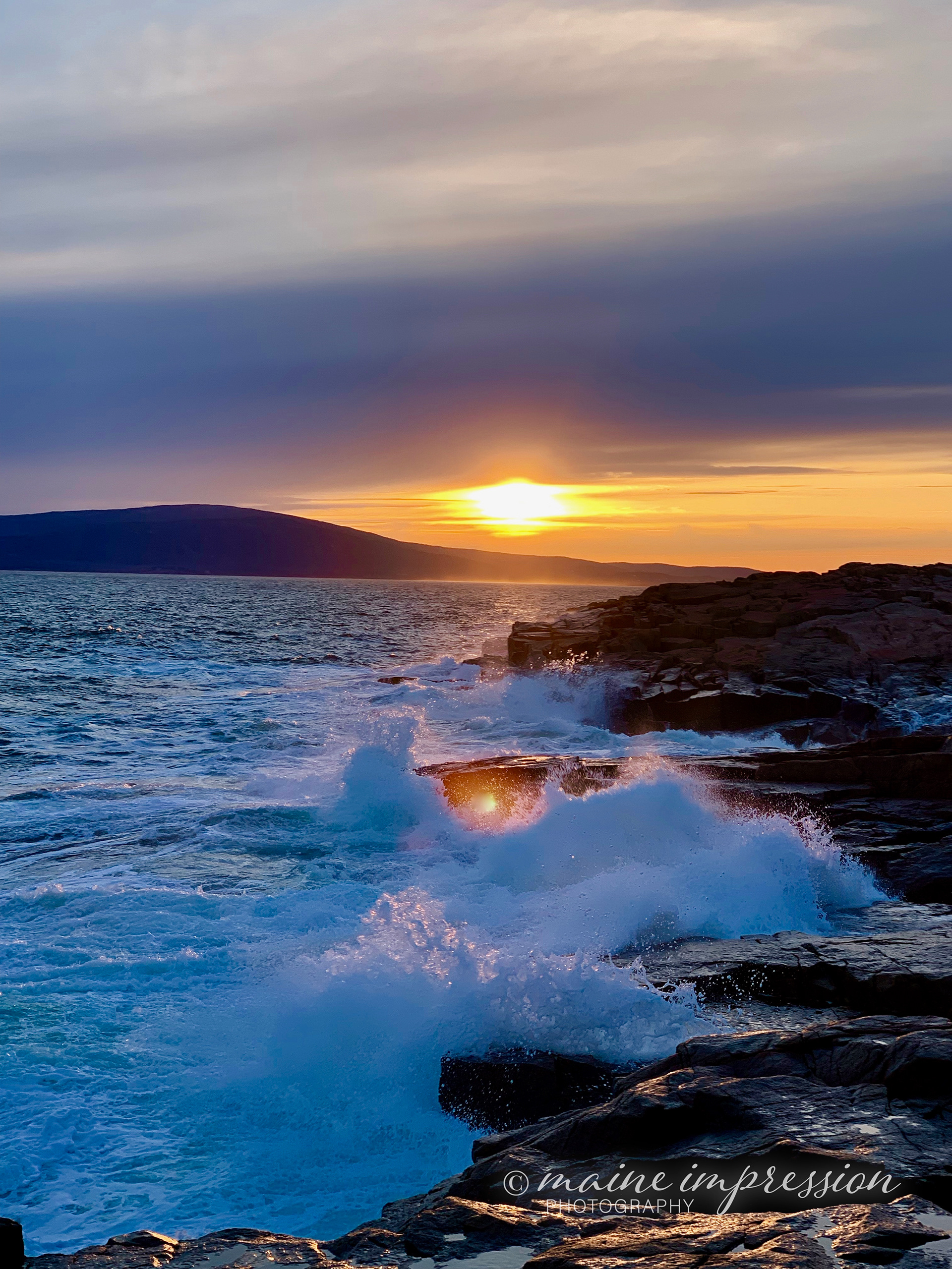 Sunset Reflection at Schoodic