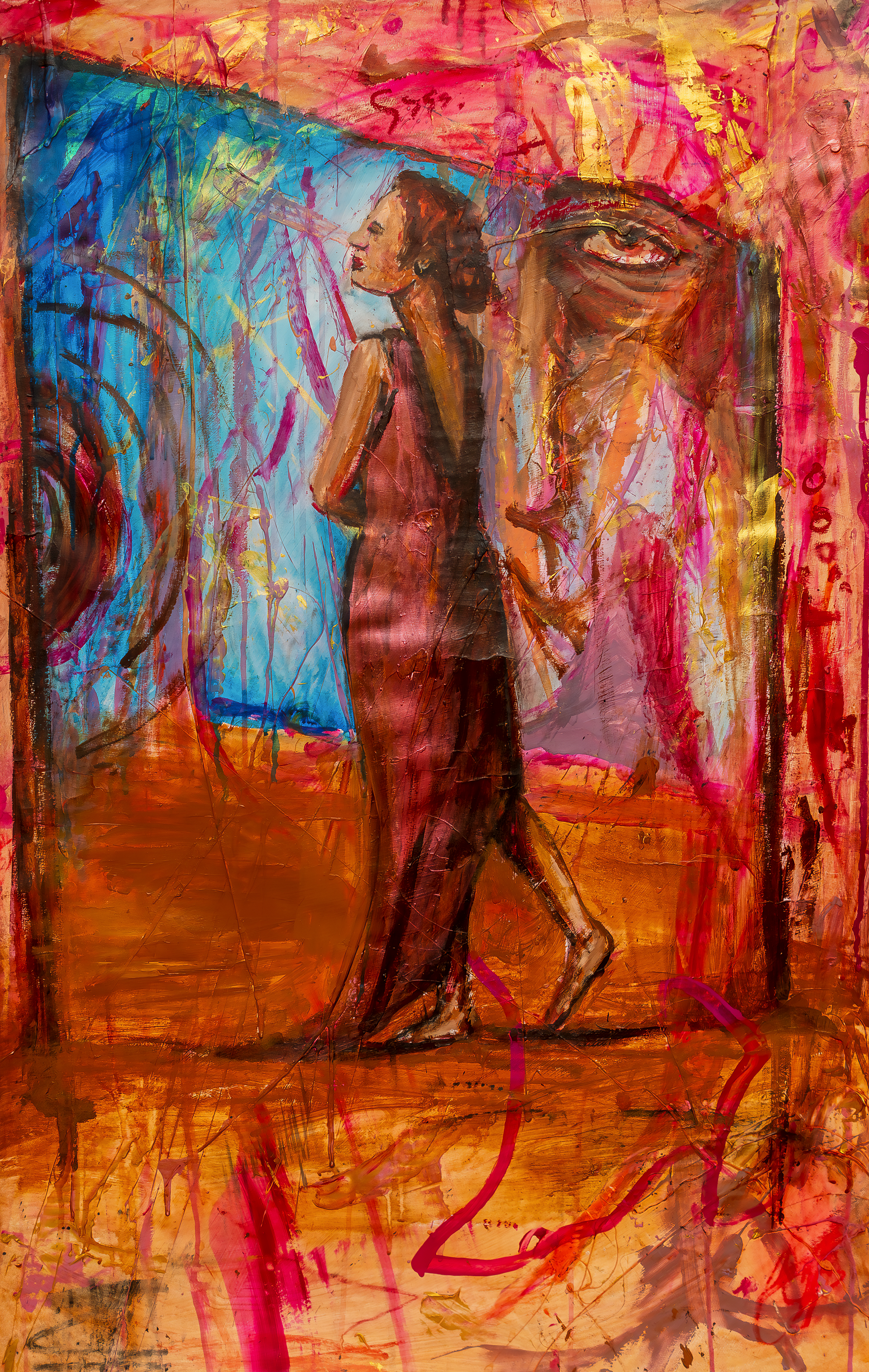 The Threshold of your emotions, 24x36", 2023
