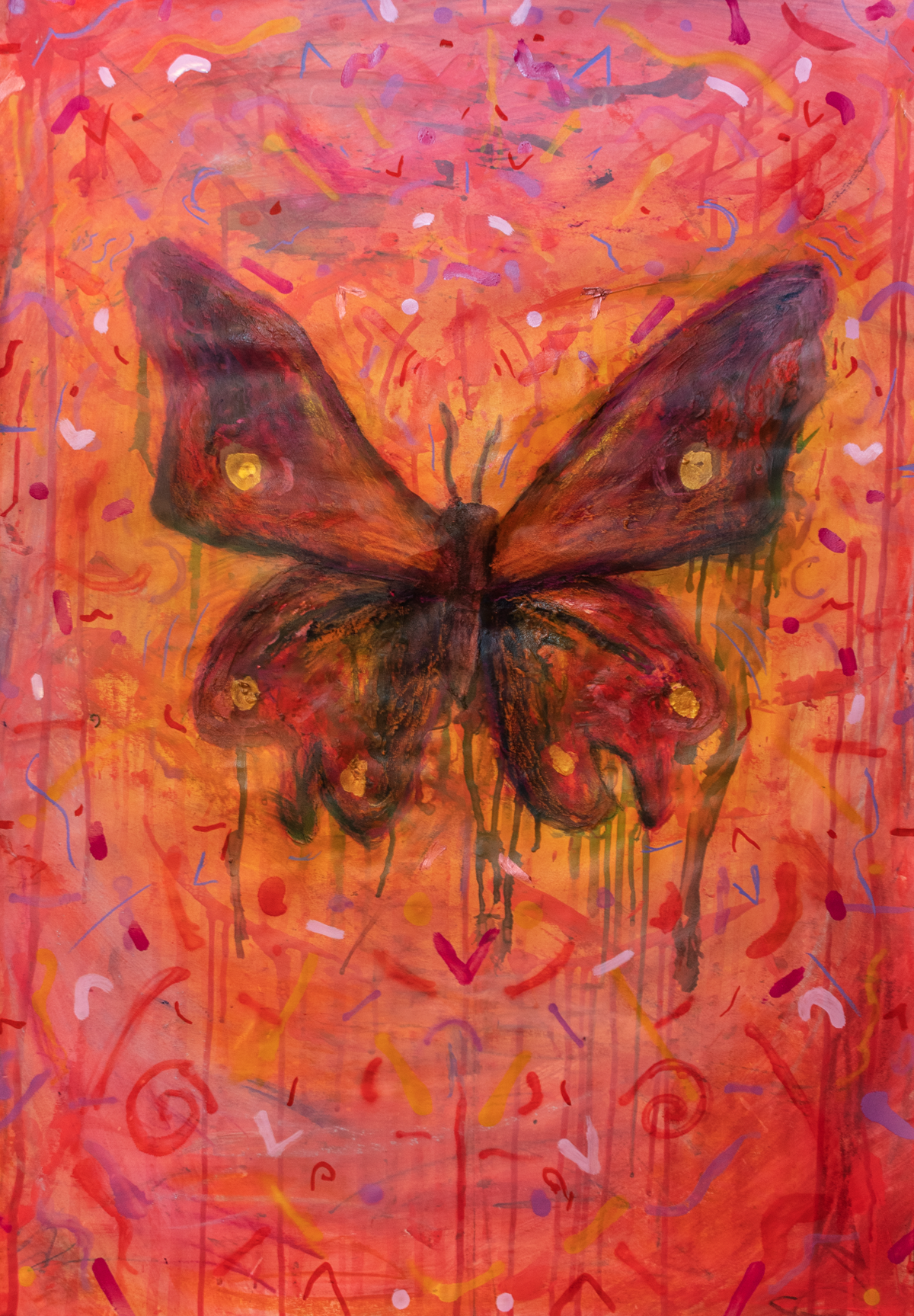 Mariposa del Sol, 24' x 36"