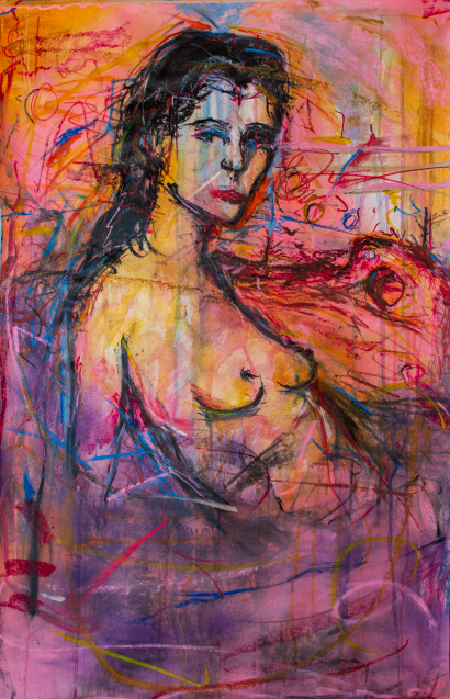 The Ecstasy in her eyes, 24in x 36in