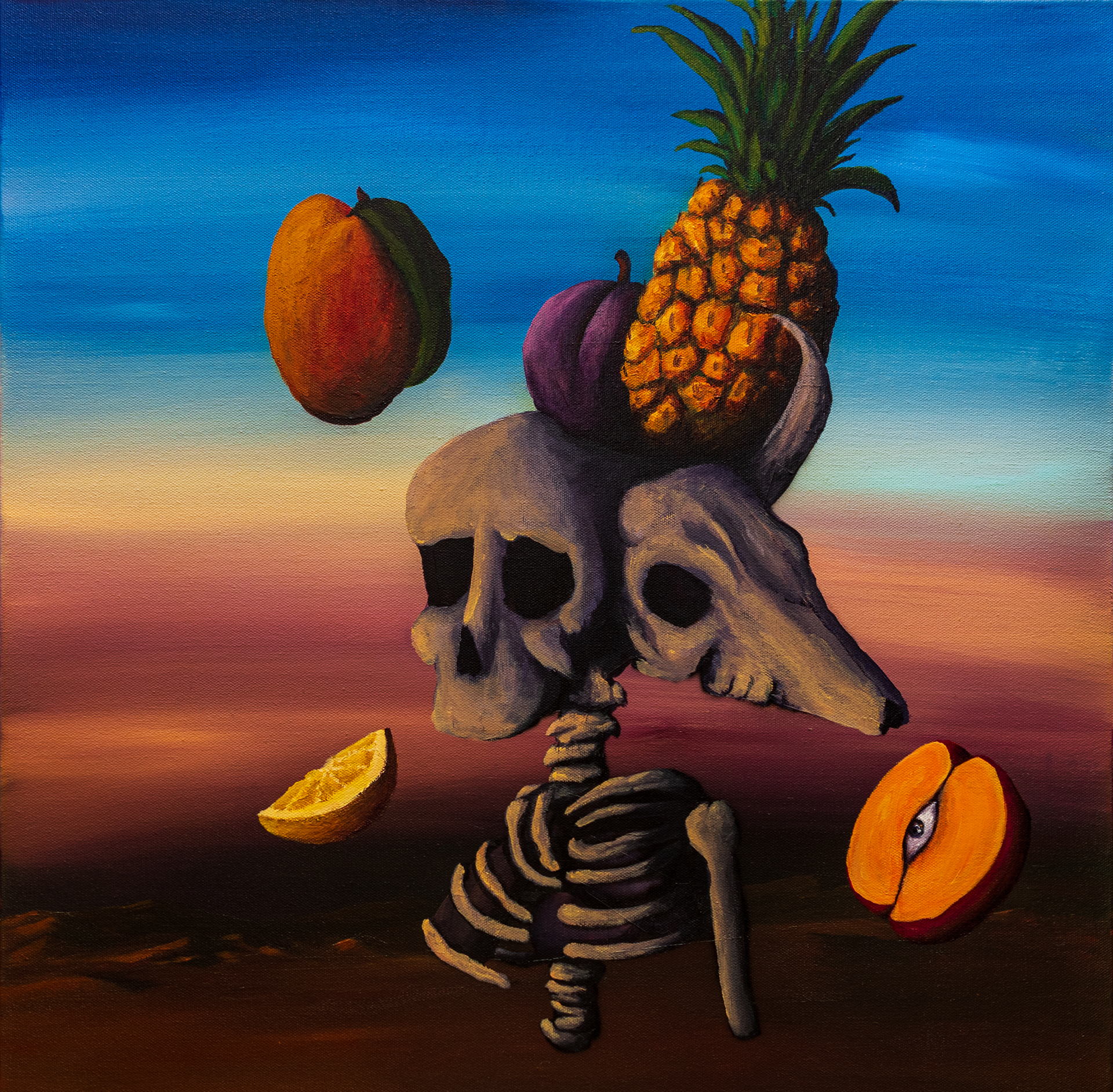 Me and the devil blues, 24in x 24in