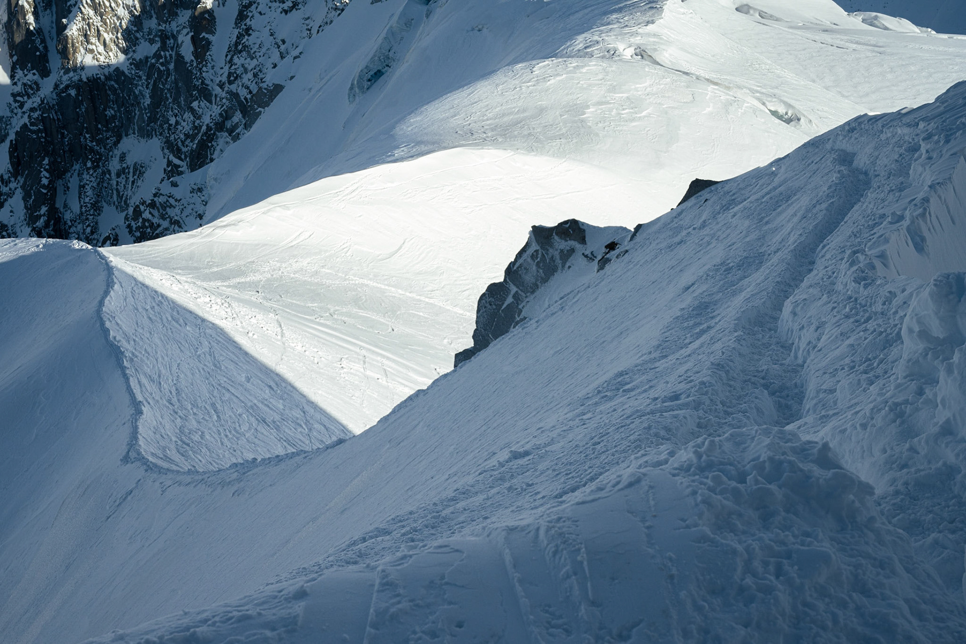 De L'Aiguille du Midi