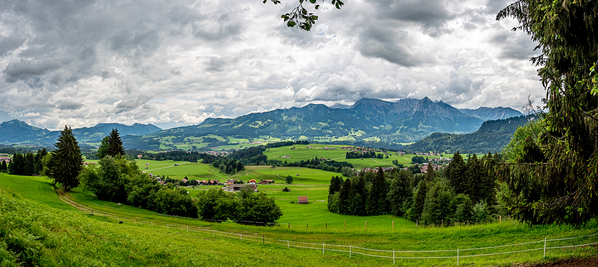 über die Alpe Hinteregg und die Alpe Zunkleiten