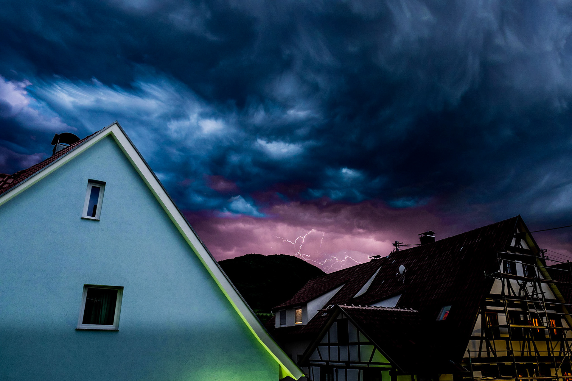 Gewitter von meinem Balkon