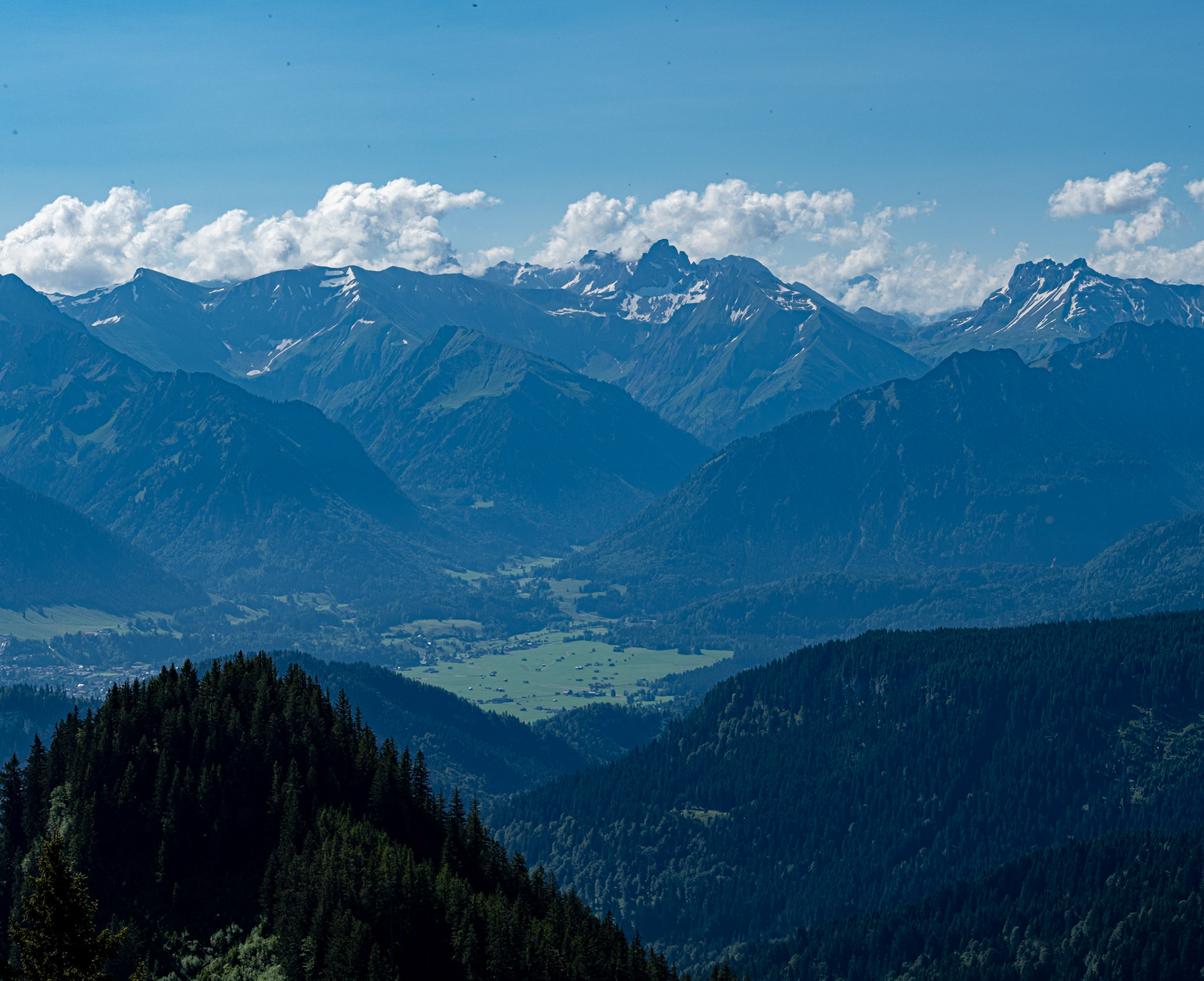 mit Weiherkopf, Rangiswanger Horn, bis kurz vor das Sigiswanger Horn und wieder zurück